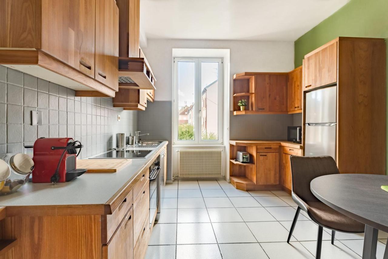 Travel Homes - The Wooden, Spacieux & Bon Quartier ミュルーズ エクステリア 写真